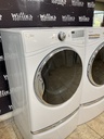 Whirlpool Used Electric Set Washer/Dryer Front-load 220volts (30 AMP) 27inches {3 prong} (White) 