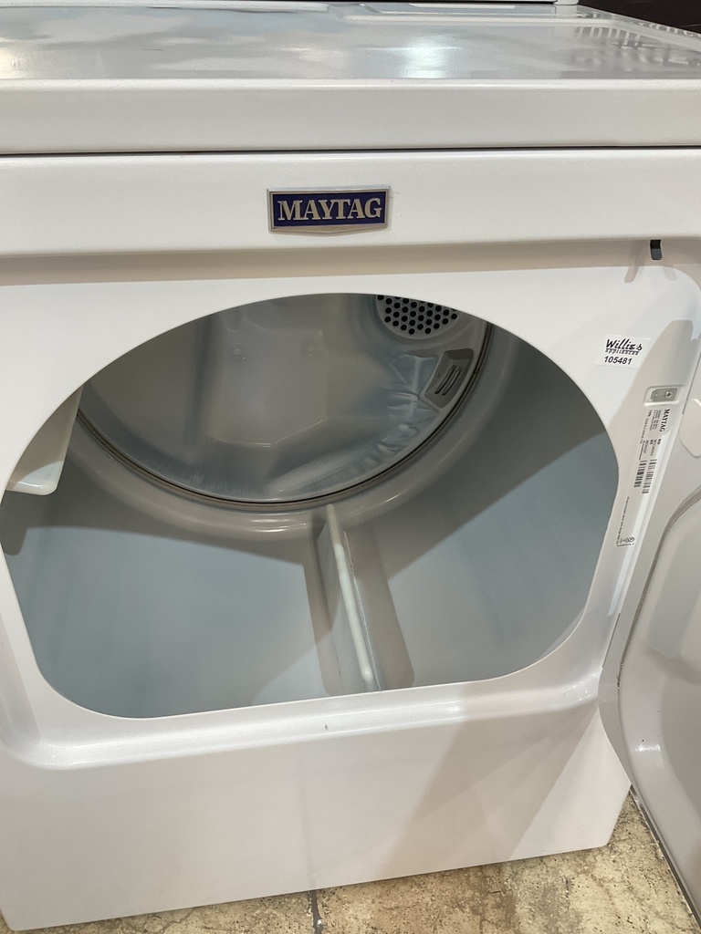Maytag Used Electric Dryer 220volts (30 AMP) 29inches {3 prong} (White) 