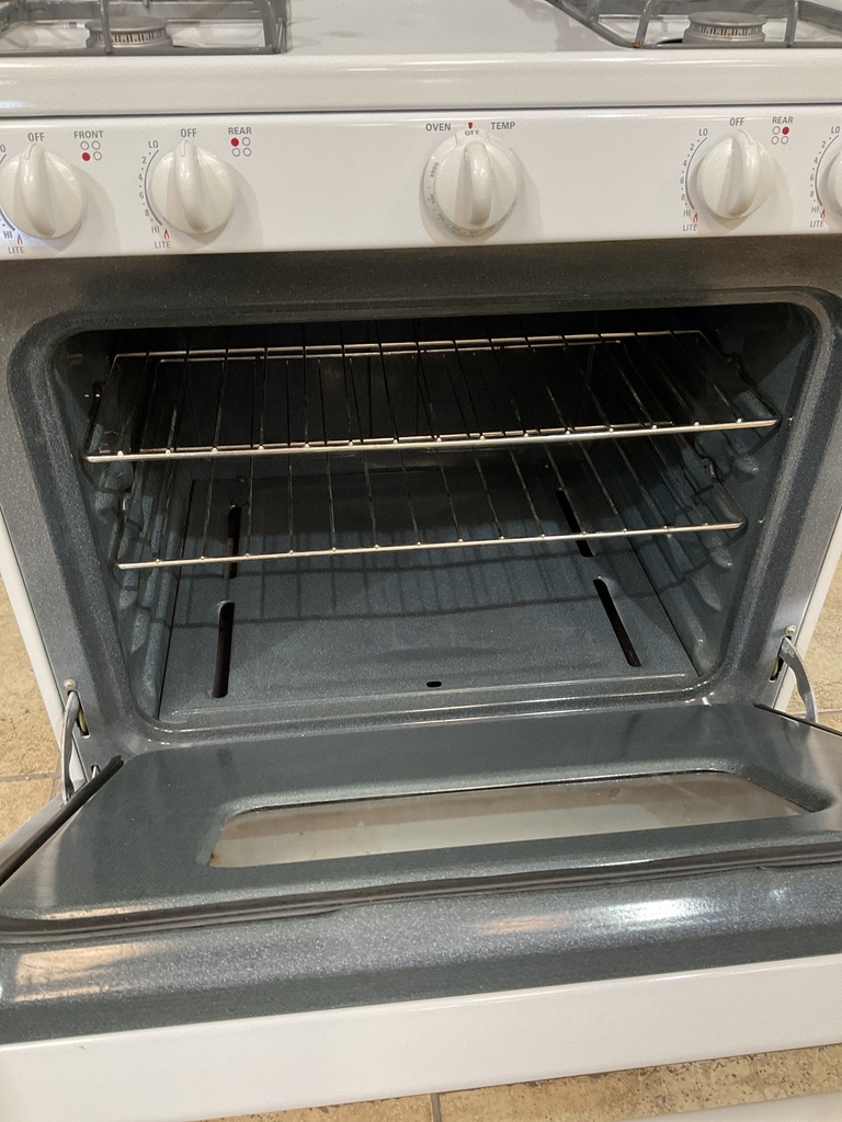 Ge Used Natural Gas Stove 30inches (White) 