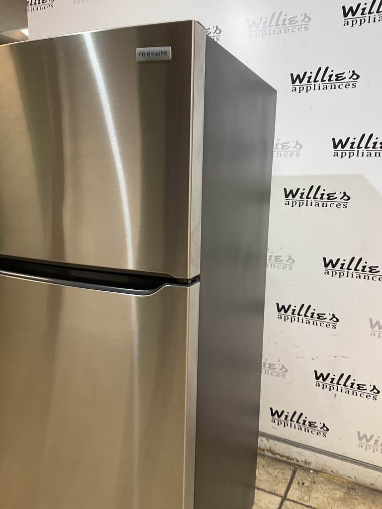 Frigidaire Used Refrigerator Top and Bottom 30x66 (Stainless Steel)