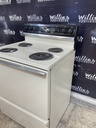 Hotpoint Used Electric Stove 220volts (40/50 AMP) 30inches {no cord} (Bisque/Black) 