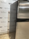 Whirlpool Used Refrigerator Top and Bottom 33 1/2” x 66 1/2” (Stainless Steel) 