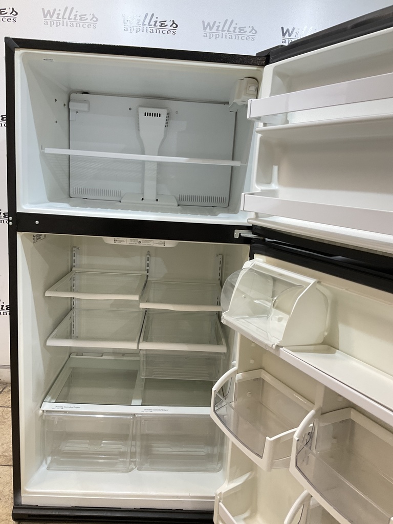 Whirlpool Used Refrigerator Top and Bottom 33 1/2” x 66 1/2” (Stainless Steel) 