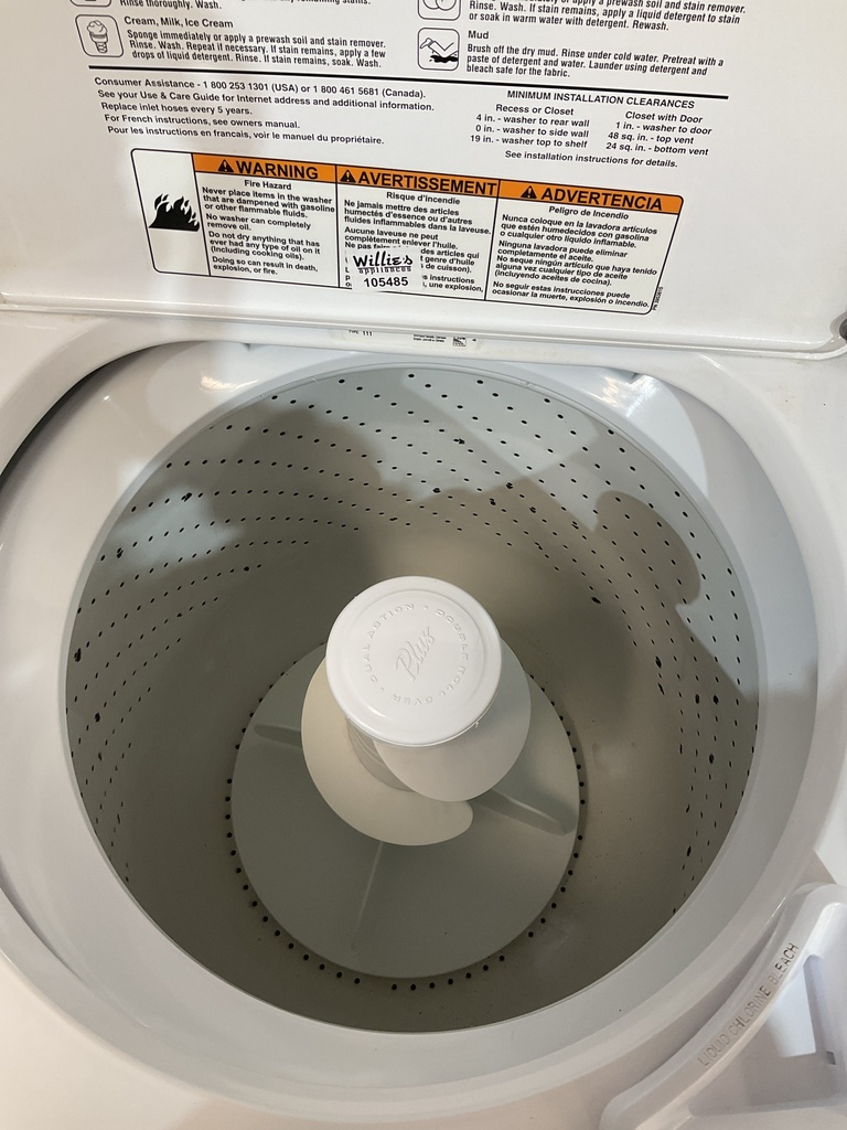 Whirlpool Used Washer Top-load 27inches (White) 
