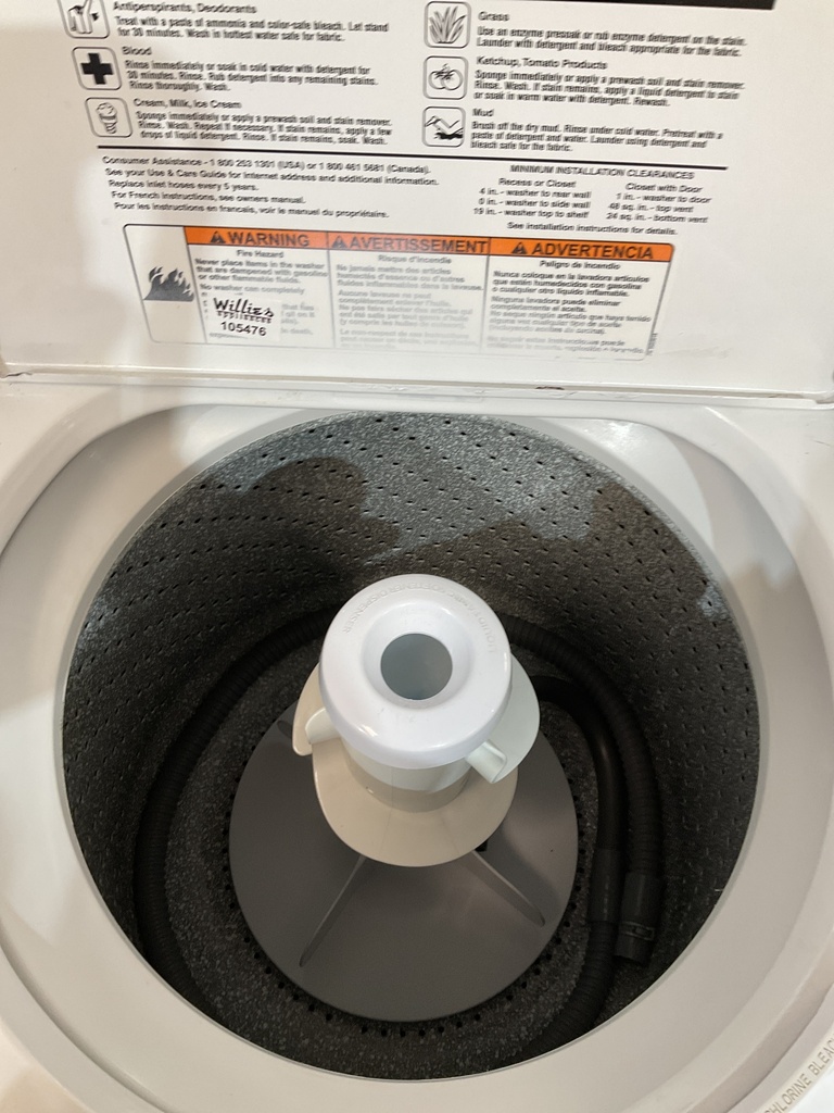 Whirlpool Used Washer Top-load 27inches (White) 