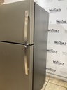 Ge Used Refrigerator Top and Bottom 32 1/2” x 66” (Stainless Steel) 
