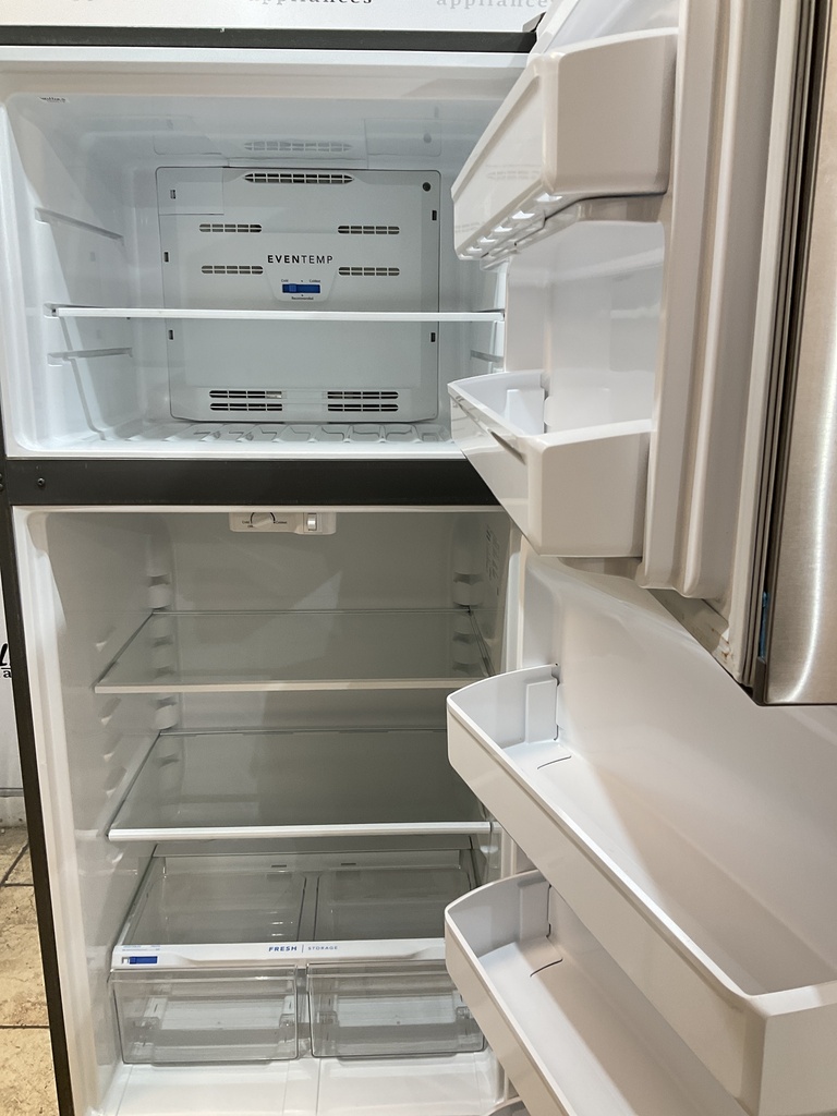 Frigidaire Used Refrigerator Top and Bottom 30x66 (Stainless Steel) 
