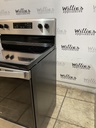 Whirlpool Used Electric Stove 220volts (40/50 AMP) 30inches {no cord} (Stainless Steel) 