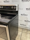 Whirlpool Used Electric Stove 220volts (40/50 AMP) 30inches{no cord} (Stainless Steel) 