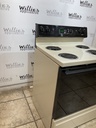 Hotpoint Used Electric Stove 220volts (40/50 AMP)  30inches {no cord} (Bisque/Black) 