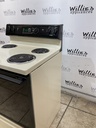 Hotpoint Used Electric Stove 220volts (40/50 AMP)  30inches {no cord} (Bisque/Black) 
