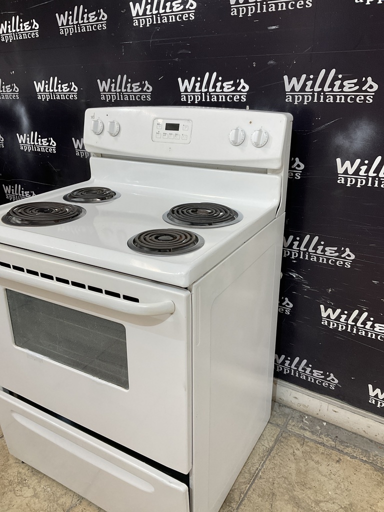 Kenmore Used Electric Stove 220volts (40/50 AMP) 30inches {no cord} (White) 