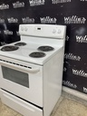 Kenmore Used Electric Stove 220volts (40/50 AMP) 30inches {no cord} (White) 