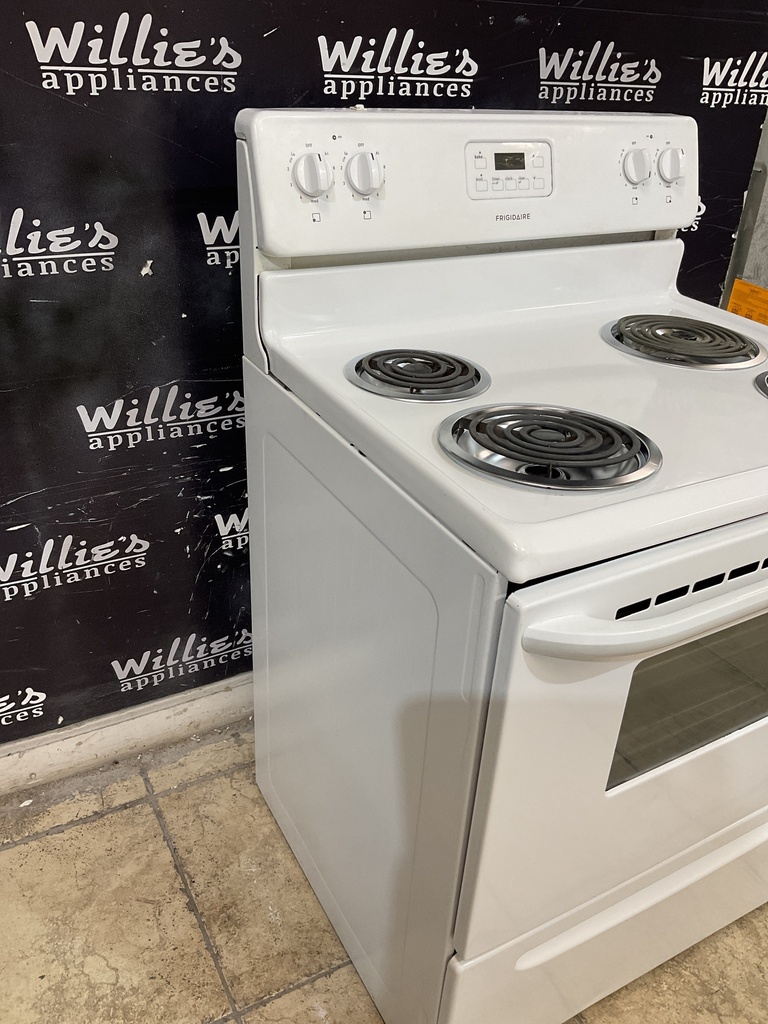 Frigidaire Used Electric Stove 220volts (40/50AMP) 30inches {no cord} (White) 