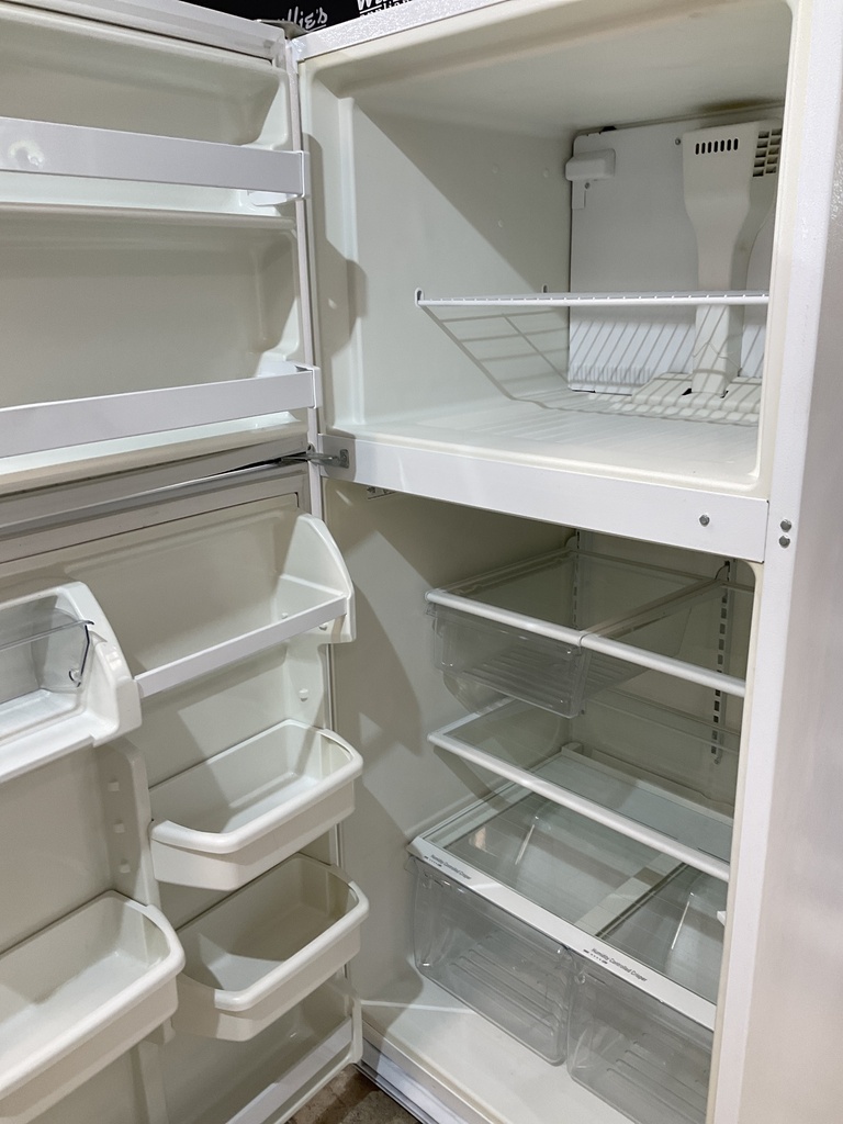 Whirlpool Used Refrigerator Top and Bottom 30x66 (White) 
