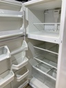 Whirlpool Used Refrigerator Top and Bottom 30x66 (White) 