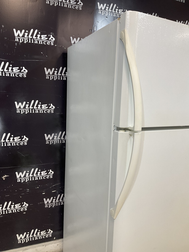 Frigidaire Used Refrigerator Top and Bottom 30x66 1/2” (White) 