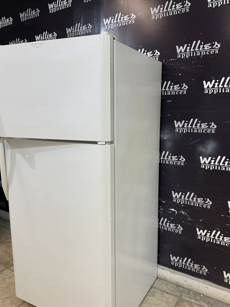 Frigidaire Used Refrigerator Top and Bottom 30x66 1/2” (White) 