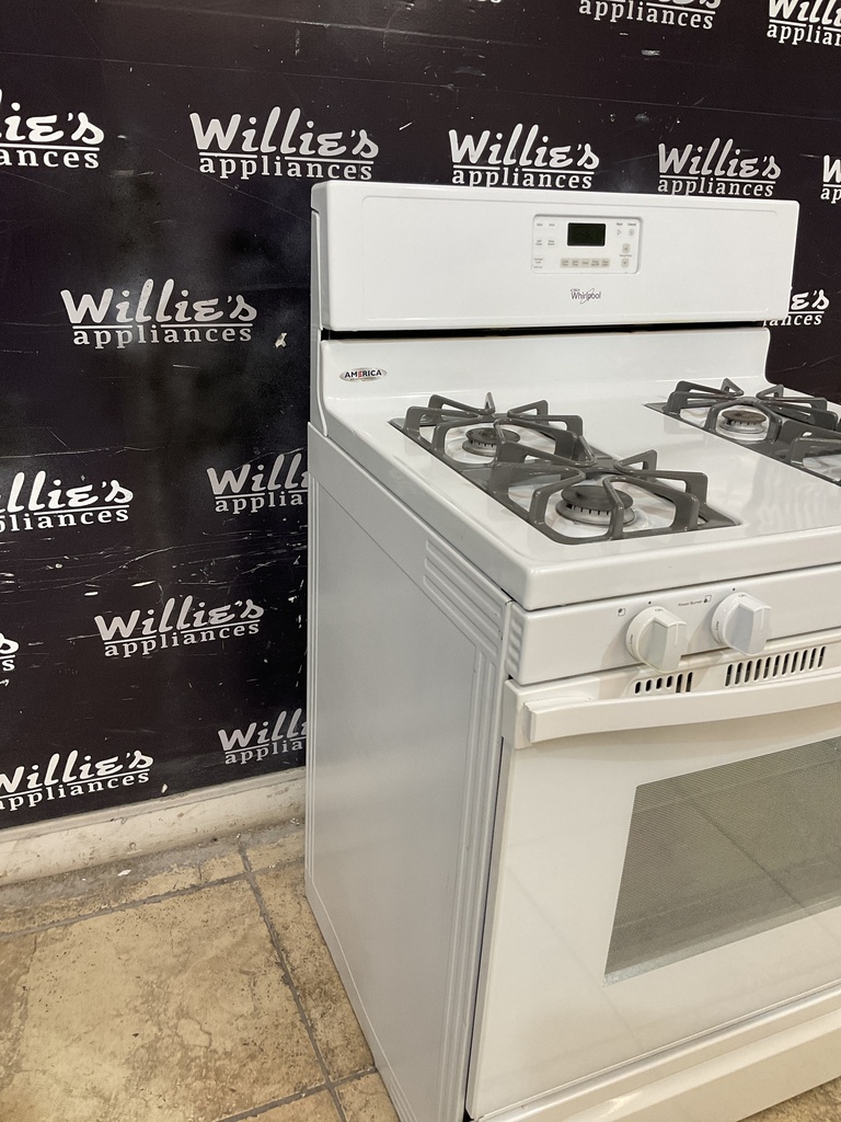 Whirlpool Used Natural Gas Stove 30inches (White) 