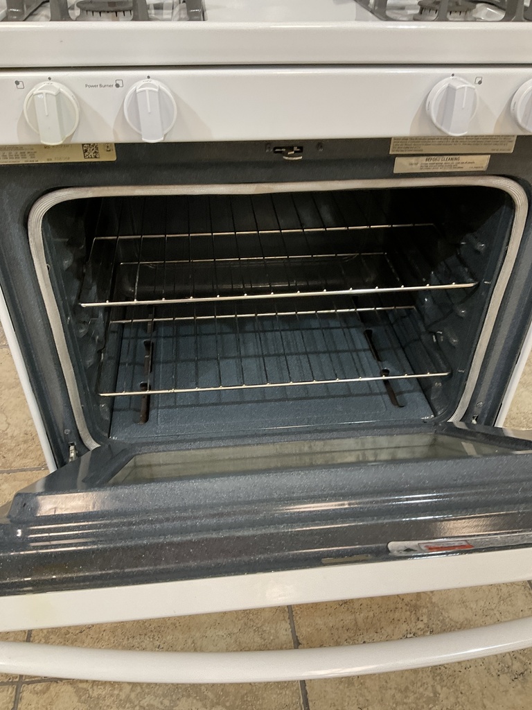 Whirlpool Used Natural Gas Stove 30inches (White) 