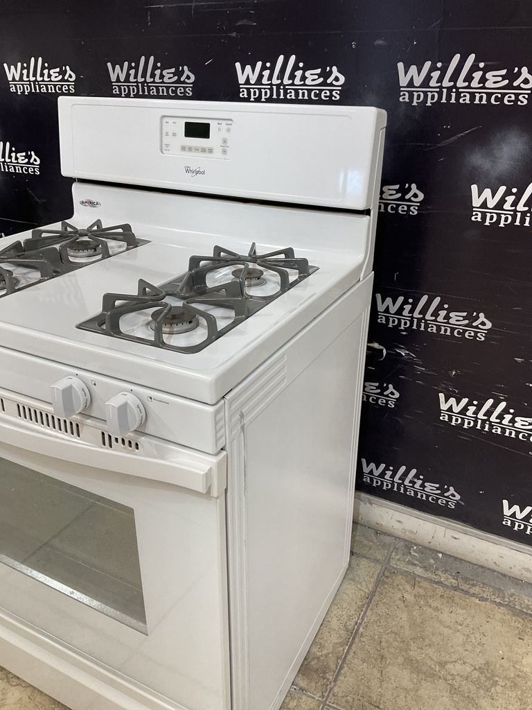 Whirlpool Used Natural Gas Stove 30inches (White) 