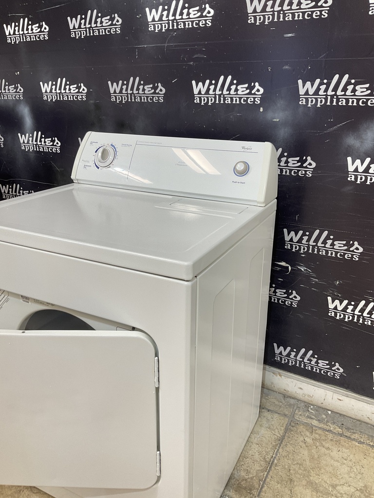 Whirlpool Used Electric Dryer 220volts (30 AMP) 29inches {4 prong} (White) 