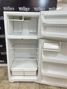 Ge Used Refrigerator Top and Bottom 28x61 1/2” (White)
