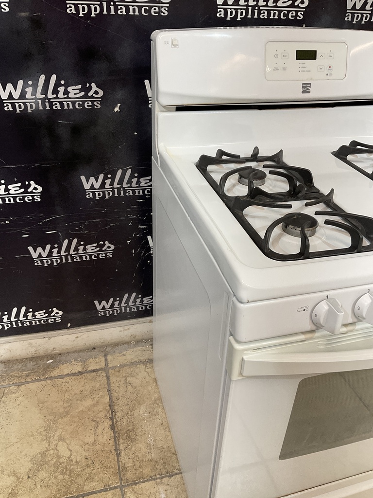 Kenmore Used Natural Gas Stove 30inches (White) 