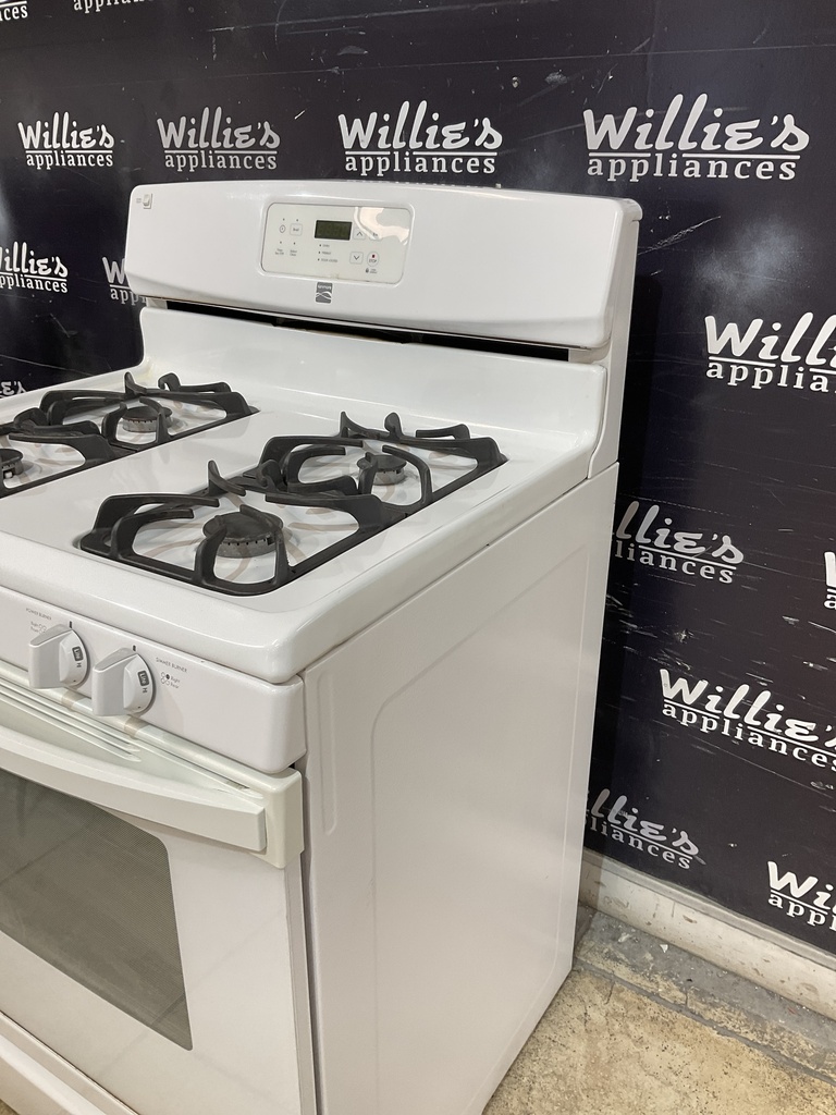 Kenmore Used Natural Gas Stove 30inches (White) 