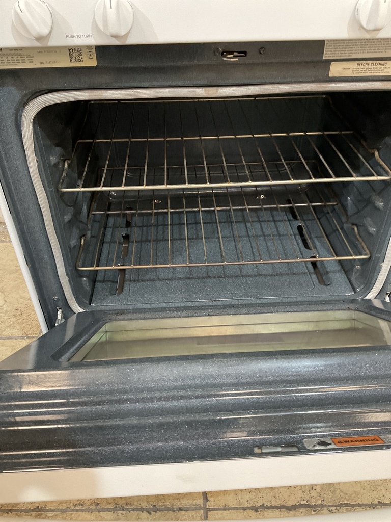 Whirlpool Used Natural Gas Stove 30inches (White) 