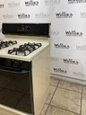 Ge Used Natural Gas Stove 30inches (bisque/black) 