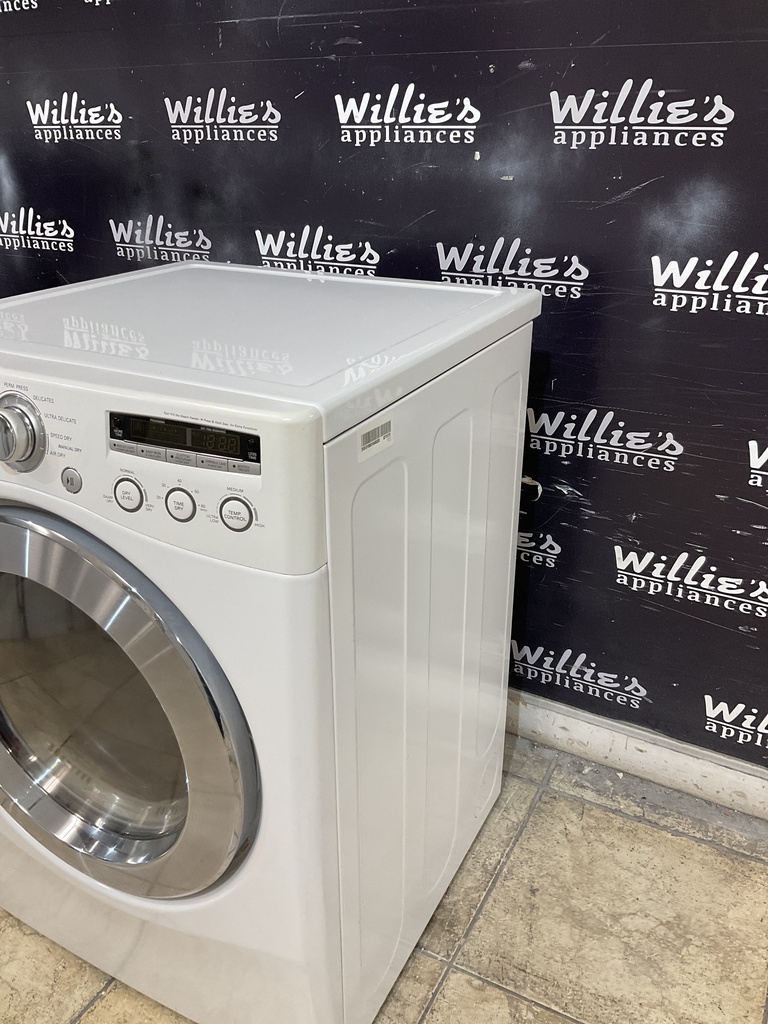 Lg Used Electric Dryer 220volts (30 AMP) 27inches {3 prong} (White) 