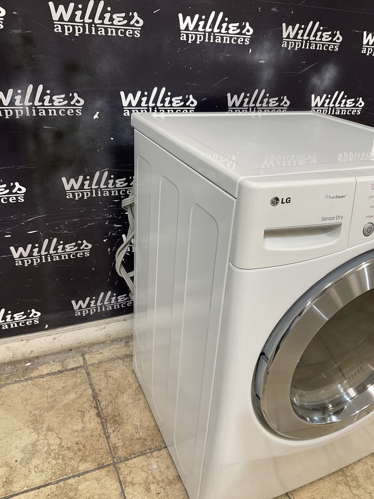 Lg Used Electric Dryer 220volts (30 AMP) 27inches {3 prong} (White) 