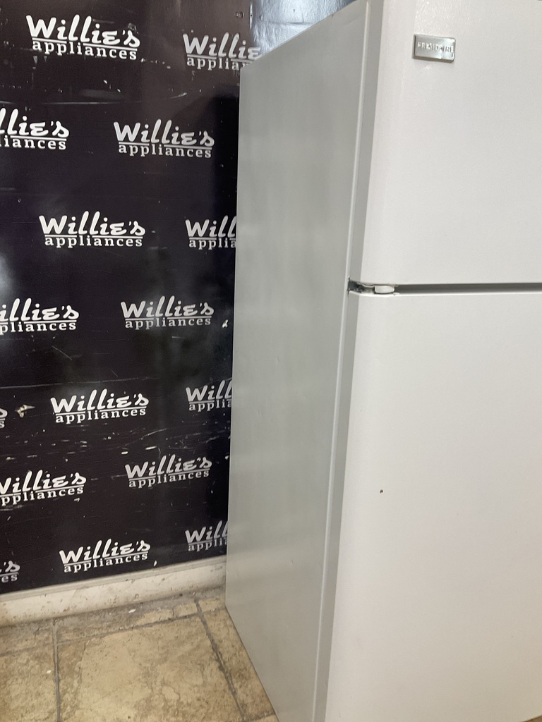 Frigidaire Used Refrigerator Top and Bottom 30x66” (white) 