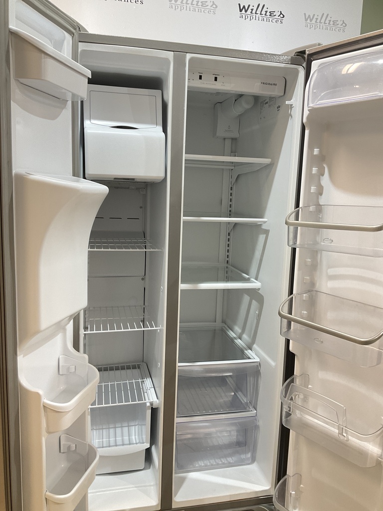 Frigidaire Used Refrigerator Side by Side 33 1/2” x 69” (Stainless Steel) 