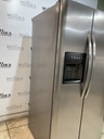 Frigidaire Used Refrigerator Side by Side 33 1/2” x 69” (Stainless Steel) 