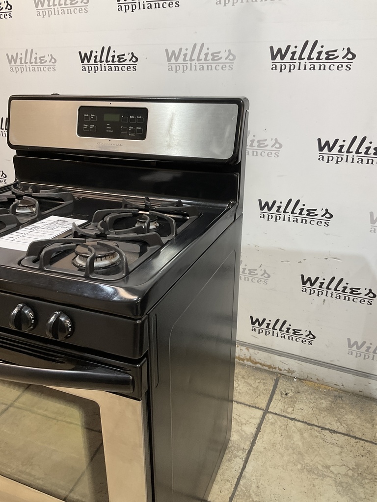 Frigidaire Used Natural Gas Stove 30inches (Stainless Steel) 