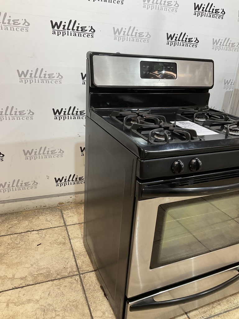 Frigidaire Used Natural Gas Stove 30inches (Stainless Steel) 