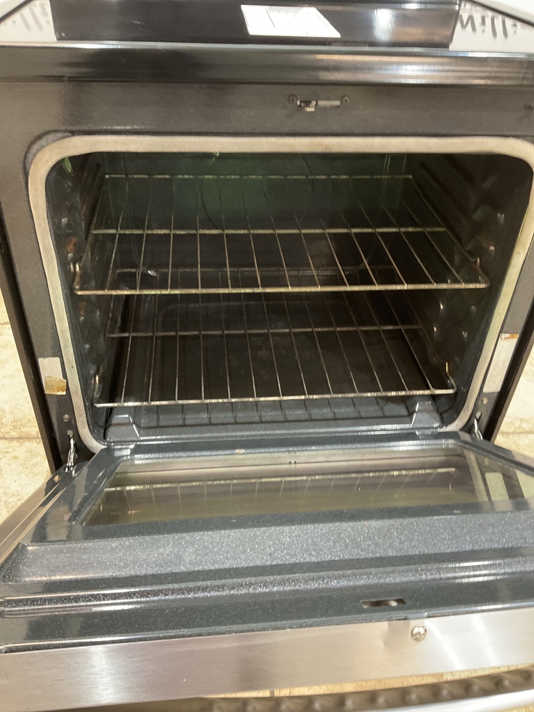 Amana Used Electric Stove 220volts (40/50 AMP) 30inches {3 prong} (Stainless steel)
