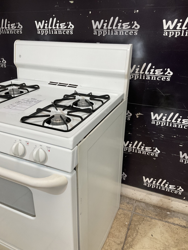 Ge Used Natural Gas Stove 30inches (White) 
