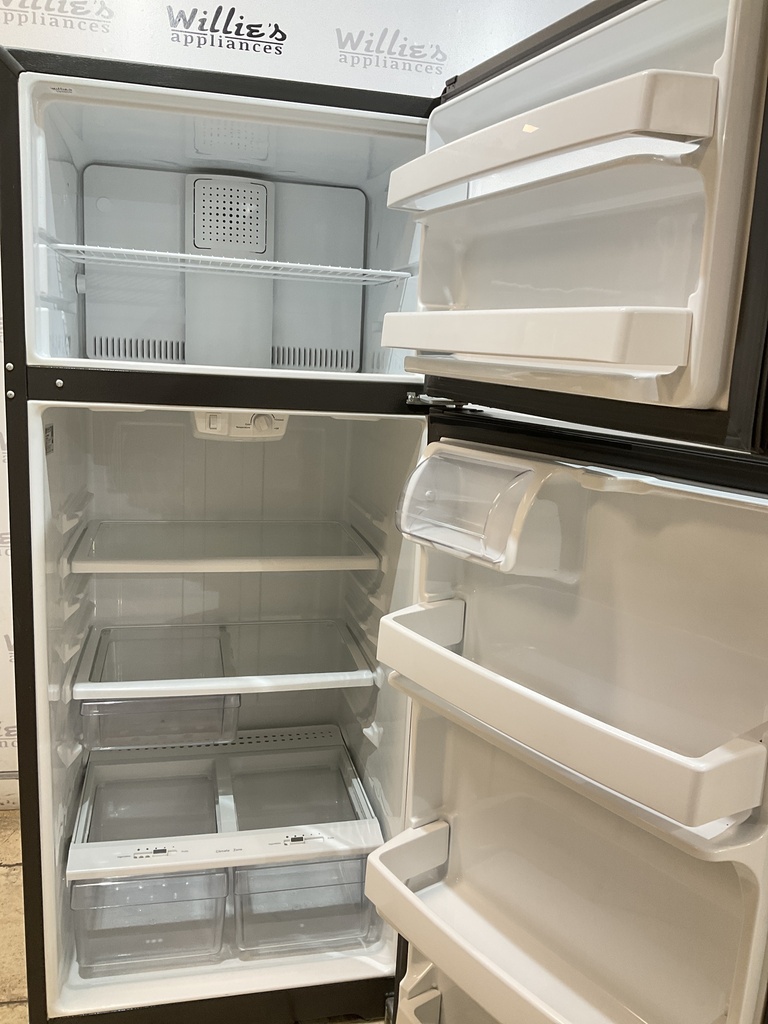 Ge Used Refrigerator Top and Bottom 28x67 (Stainless Steel) 