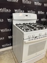 Ge Used Natural Gas Stove 30inches (White) 