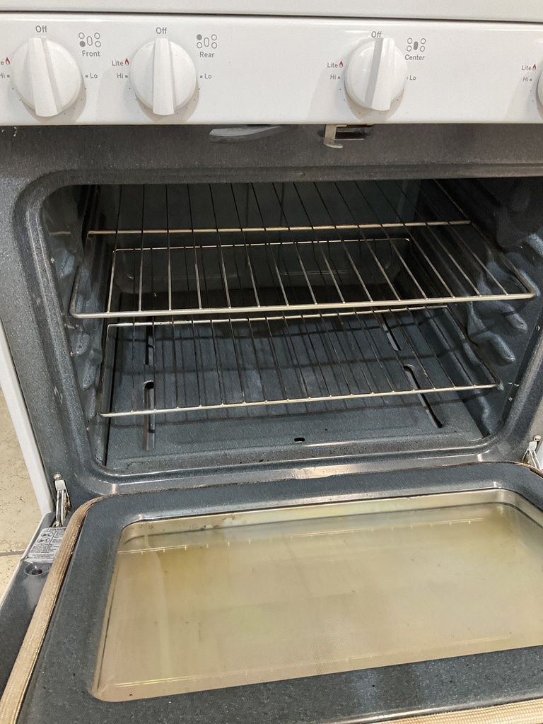 Ge Used Natural Gas Stove 30inches (White) 