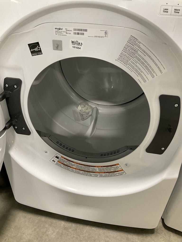 Whirlpool New Open Box Electric Dryer 220volts (30 AMP) 27inches {no cord} (White)