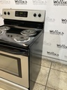 Frigidaire Used Electric Stove 220volts (40/50 AMP) 30inches {3 prong} (Stainless steel) 
