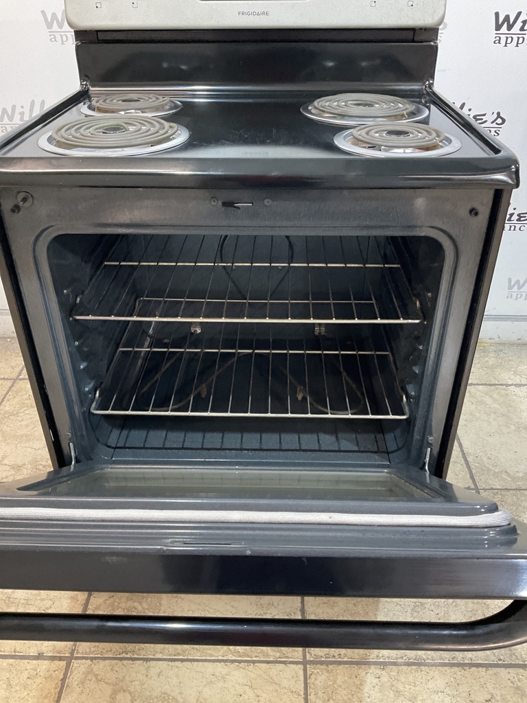Frigidaire Used Electric Stove 220volts (40/50 AMP) 30inches {3 prong} (Stainless steel) 
