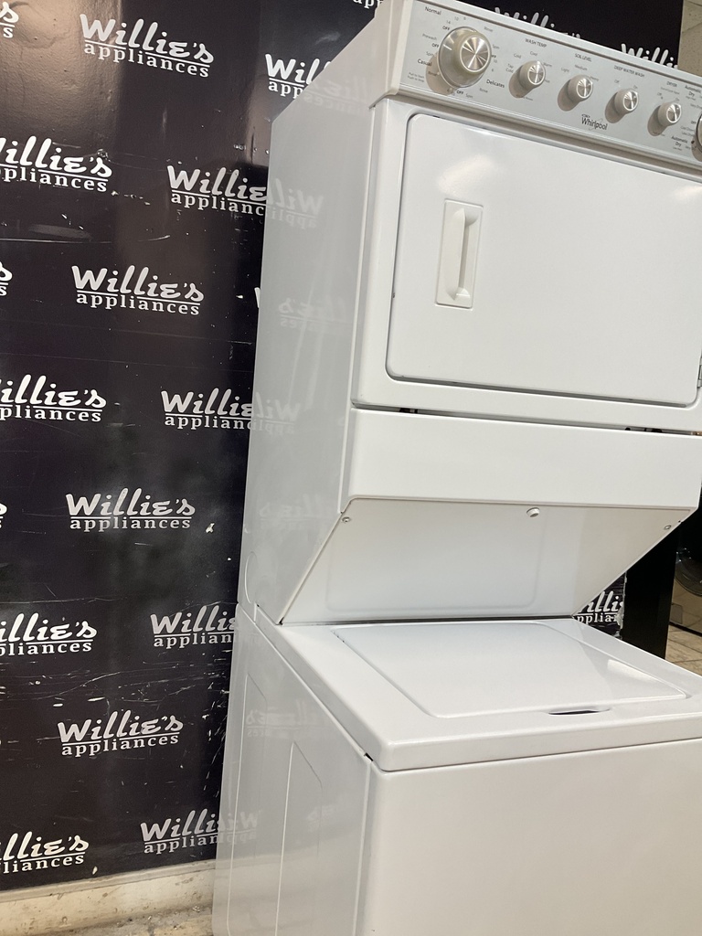 Whirlpool Used Natural Gas Unit Stackable 27x72 1/2” (White) 