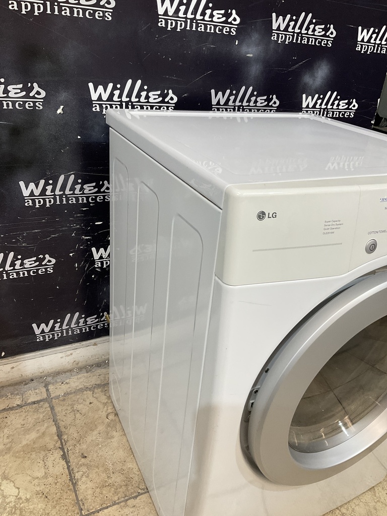 Lg Used Electric Dryer 220volts (30 AMP) 27inches {4 prong} (White) 