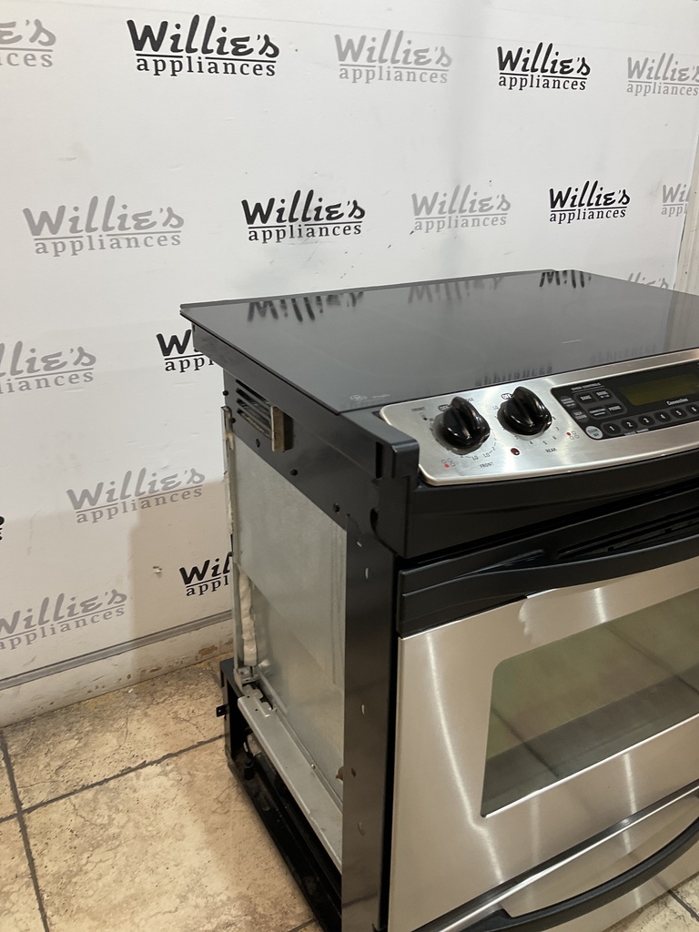 Ge Used Electric Stove 220volts (40/50 AMP) 30inches {4 prong} (Stainless steel) 