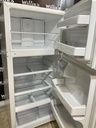 Ge Used Refrigerator Top and Bottom 28x61 1/2” (White) 